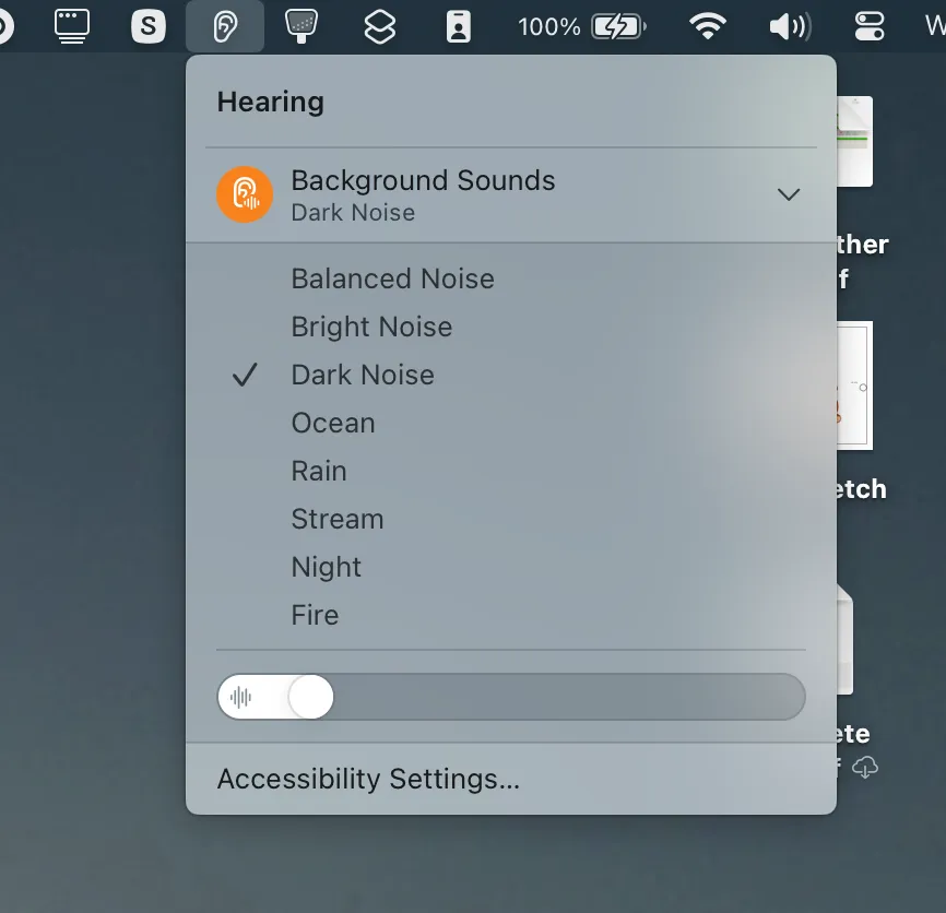 Control Center Option