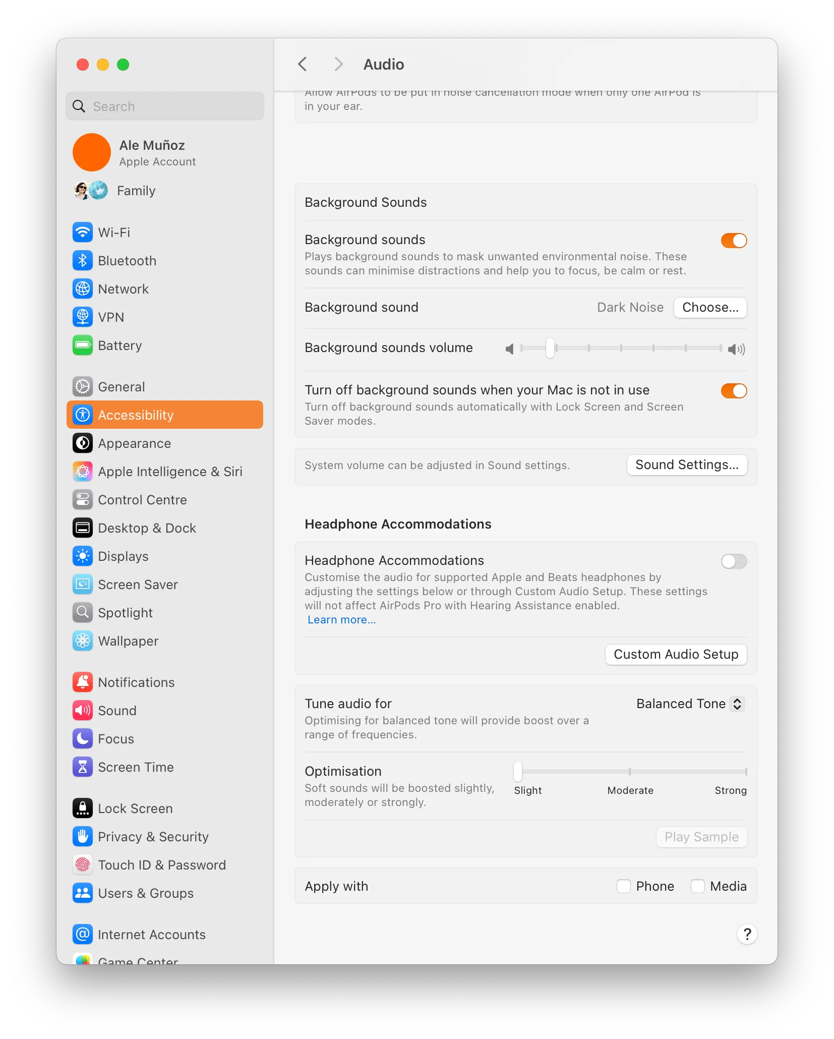 System Settings