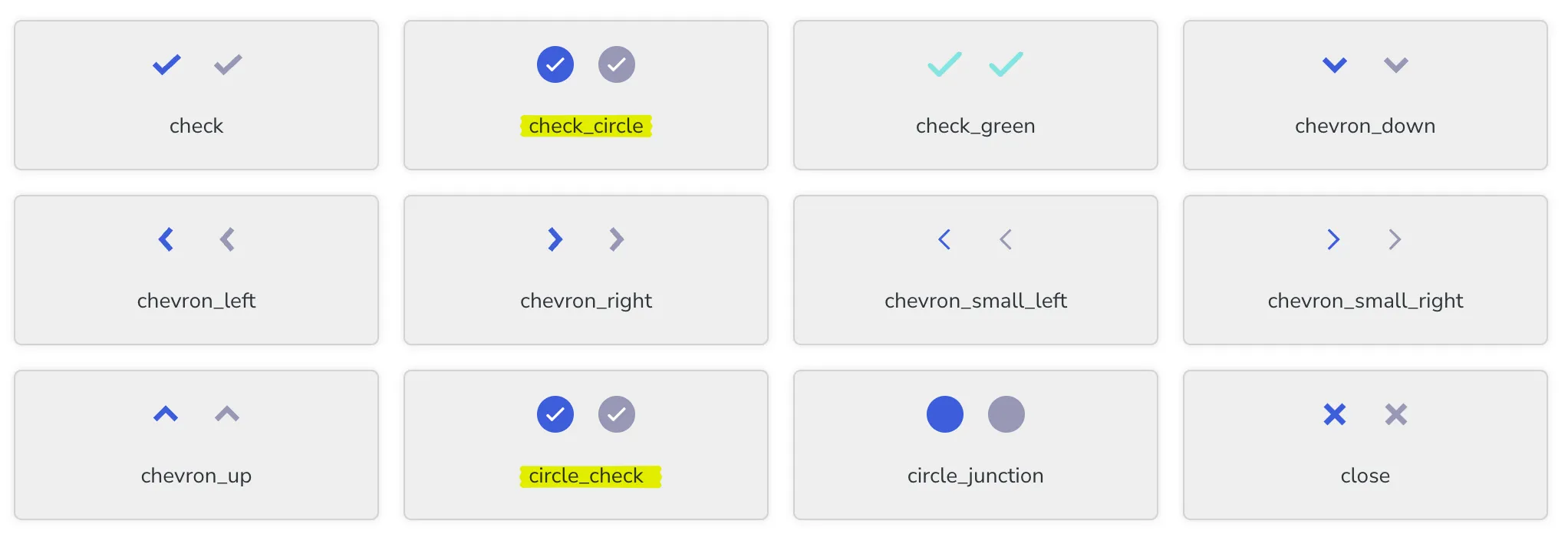 Duplicate icons in the Storybook